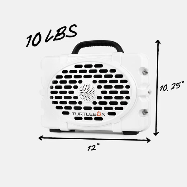 Turtlebox - White - Original (Gen 3) Portable Speaker